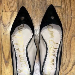 Sam Edelman black suede flats